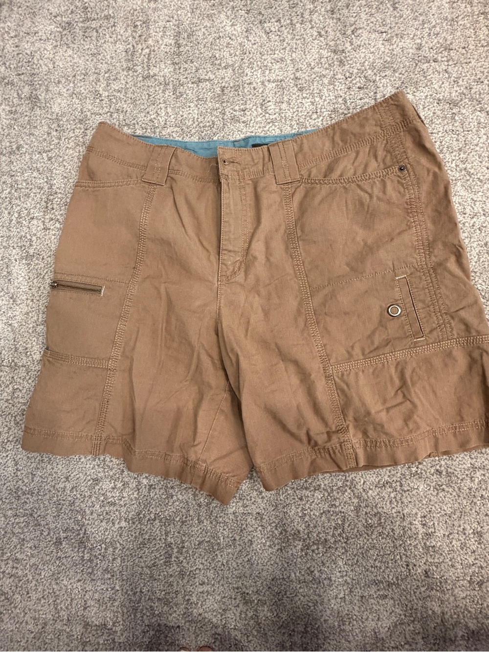 Eddie Bauer Tan Utility Cargo Shorts
